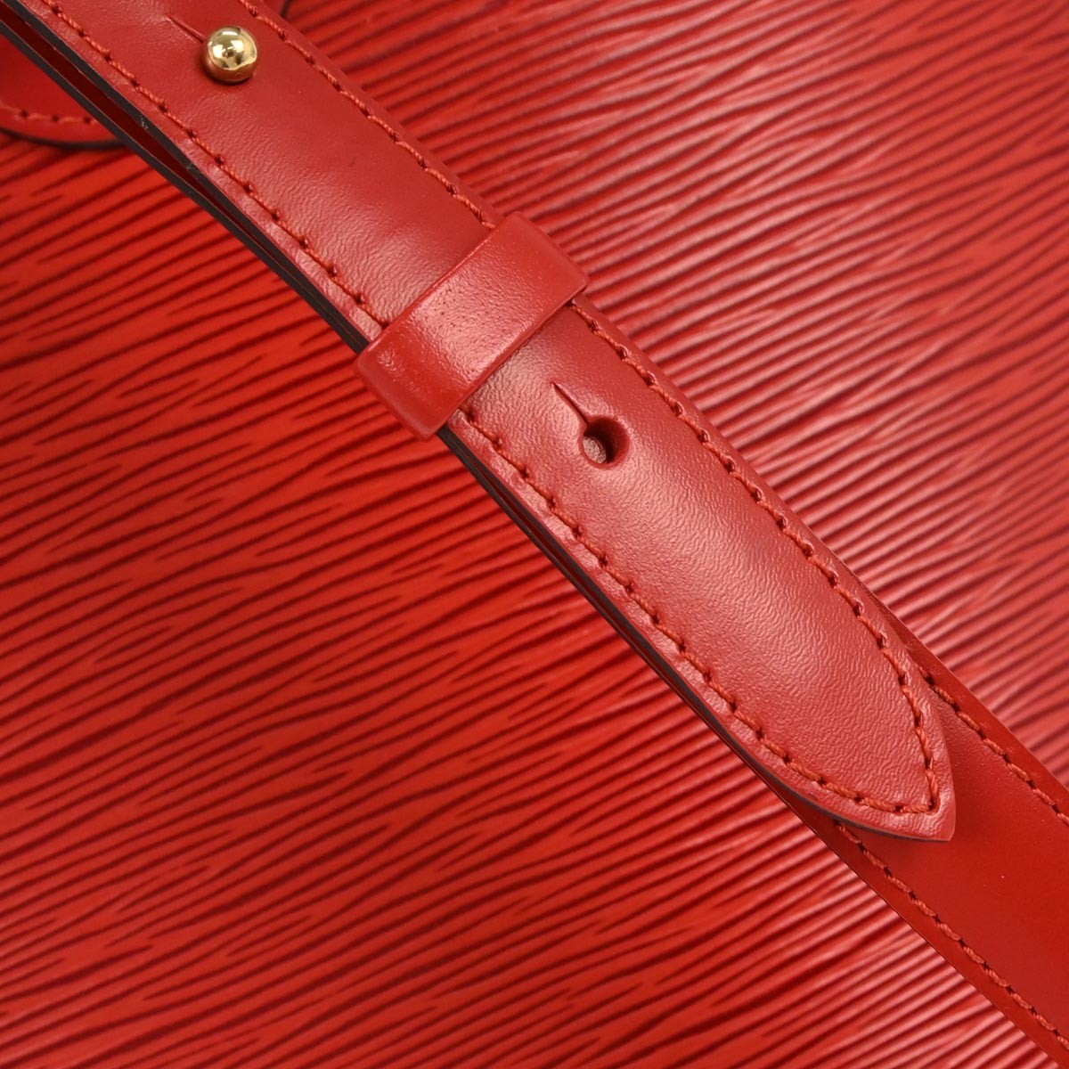 Louis Vuitton Red Epi Cluny Shoulder Bag