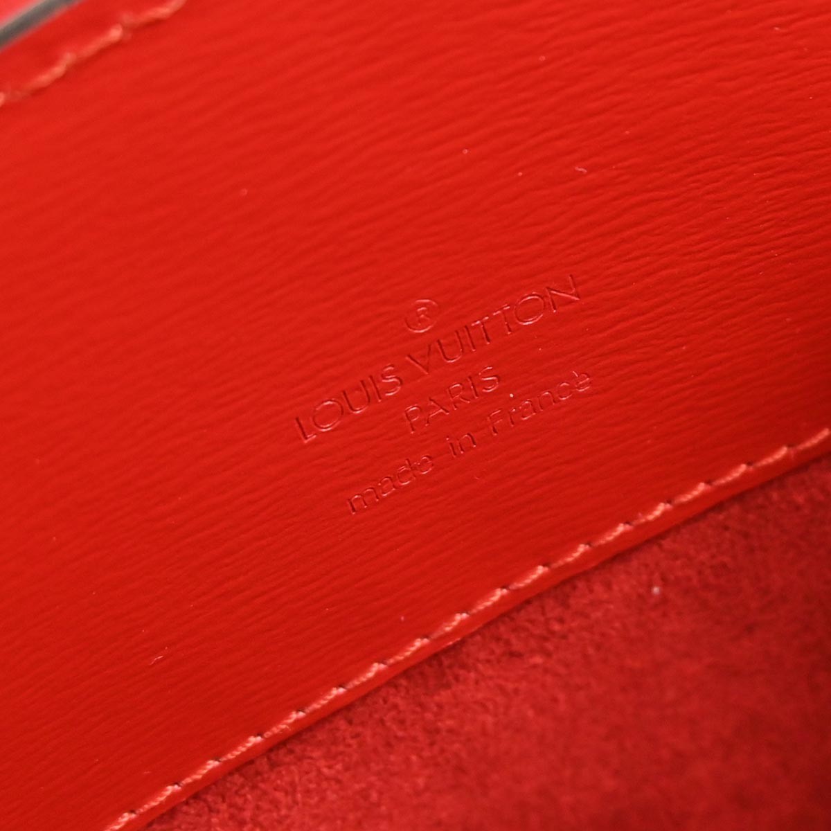Louis Vuitton Red Epi Cluny Shoulder Bag