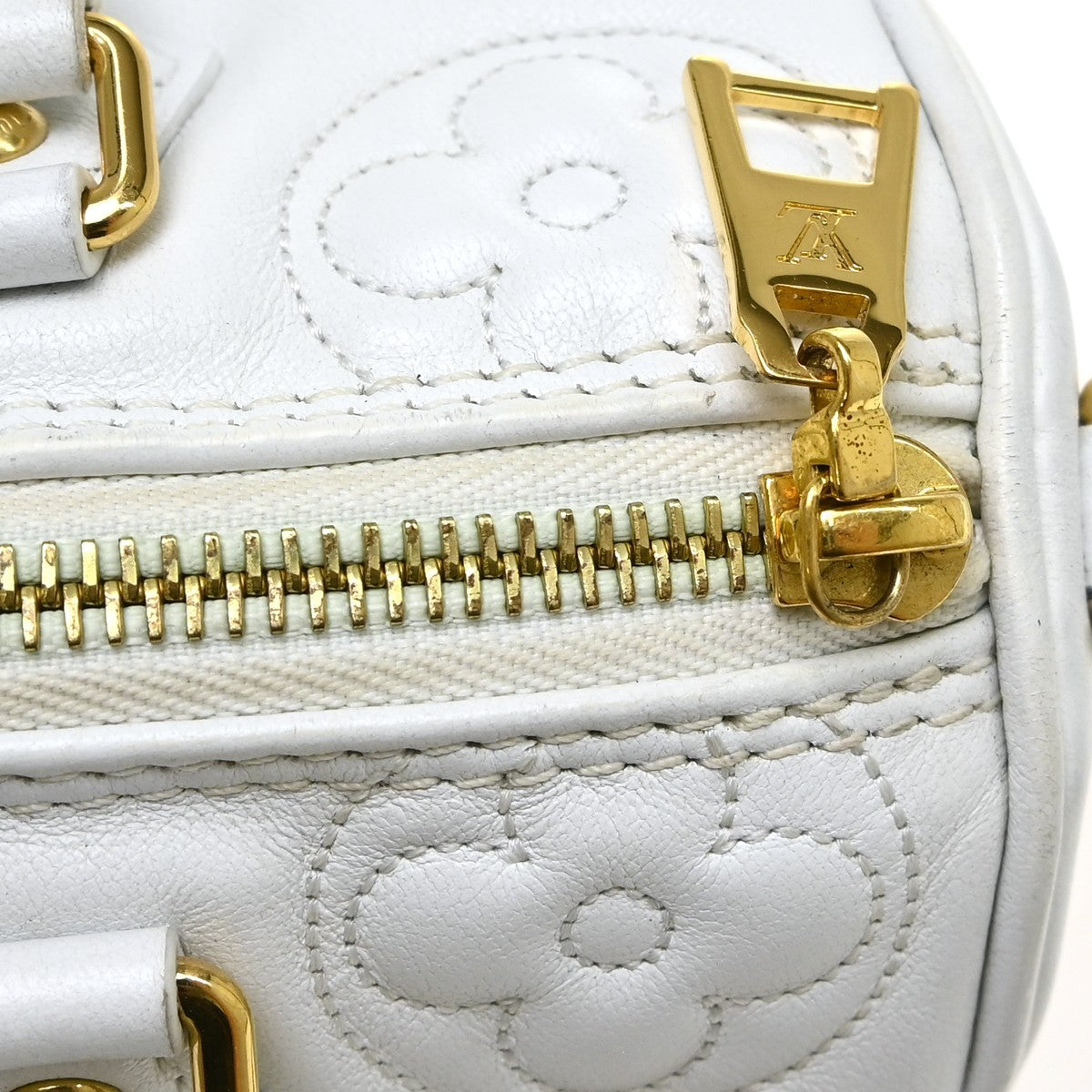 Louis Vuitton White Bubblegram Papillon BB Shoulder Bag