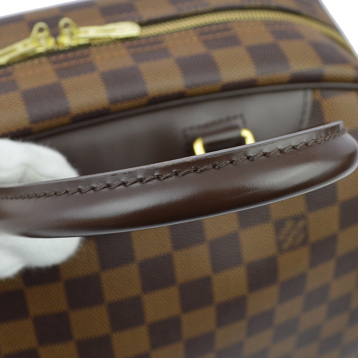 Louis Vuitton Damier Deauville Bowling Vanity Handbag