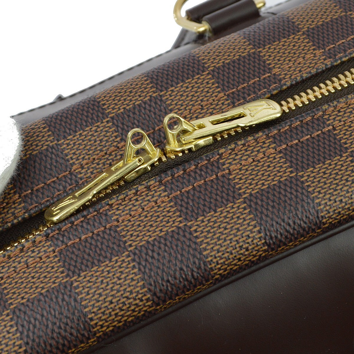 Louis Vuitton Damier Deauville Bowling Vanity Handbag