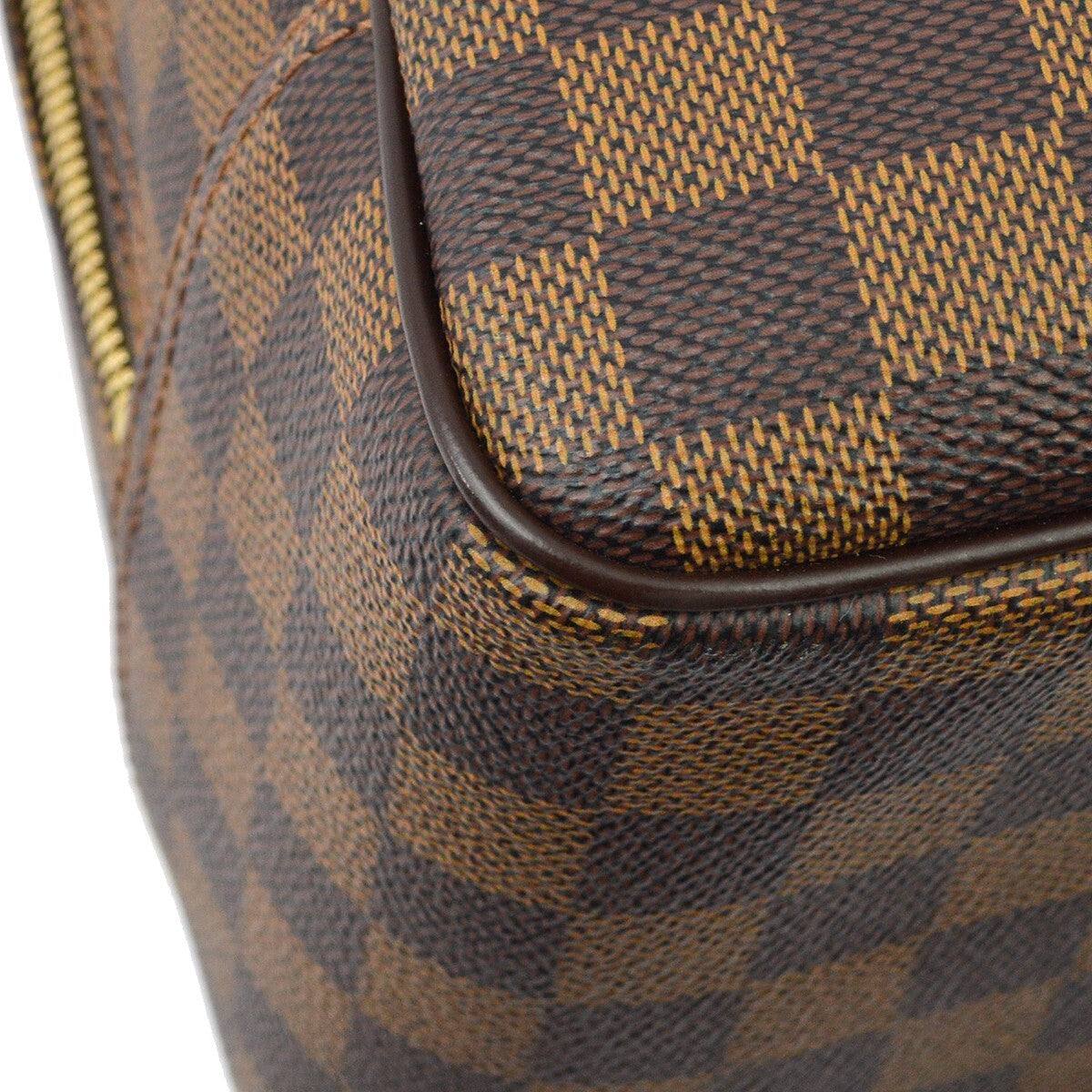 Louis Vuitton Damier Deauville Bowling Vanity Handbag