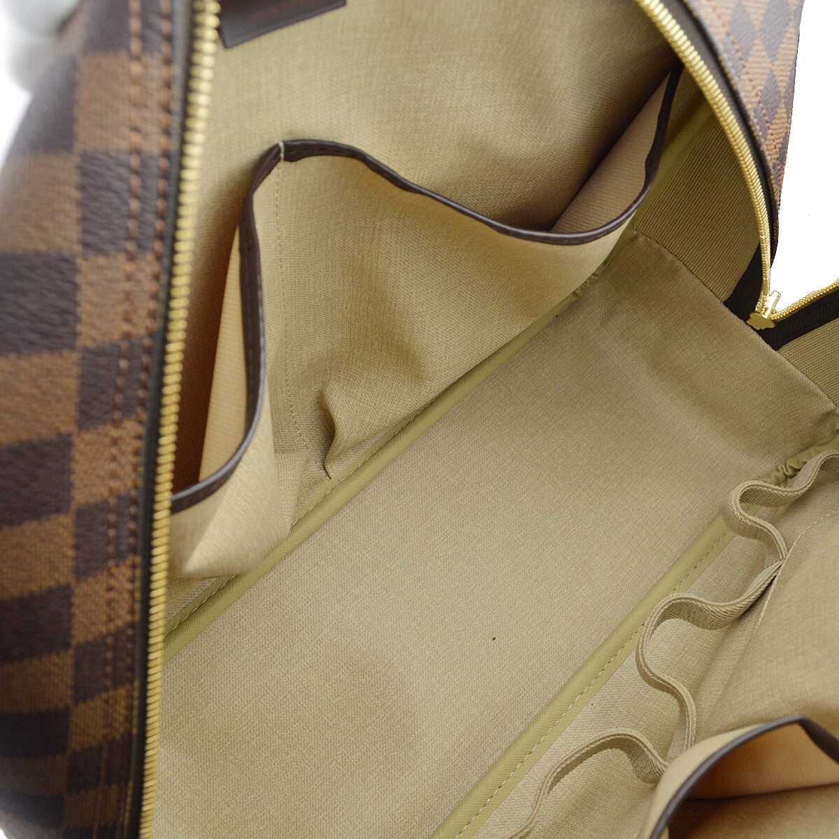 Louis Vuitton Damier Deauville Bowling Vanity Handbag