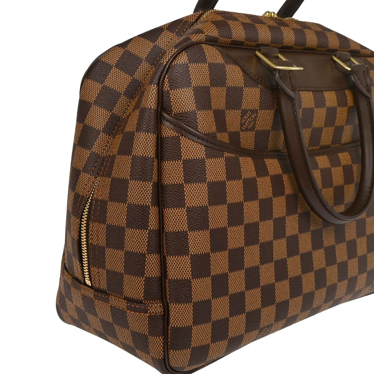 Louis Vuitton Damier Deauville Bowling Vanity Handbag