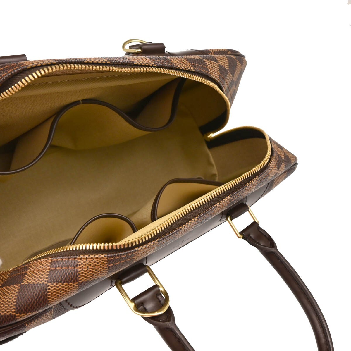 Louis Vuitton Damier Deauville Bowling Vanity Handbag