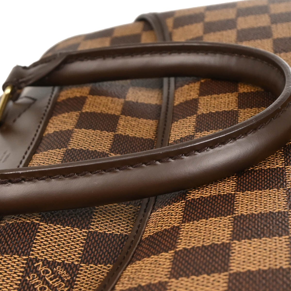 Louis Vuitton Damier Deauville Bowling Vanity Handbag