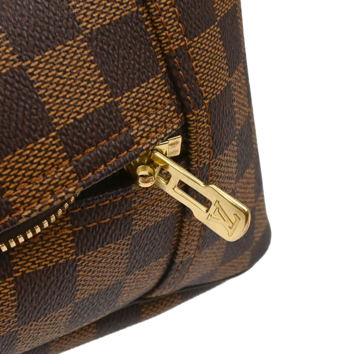 Louis Vuitton Damier Deauville Bowling Vanity Handbag