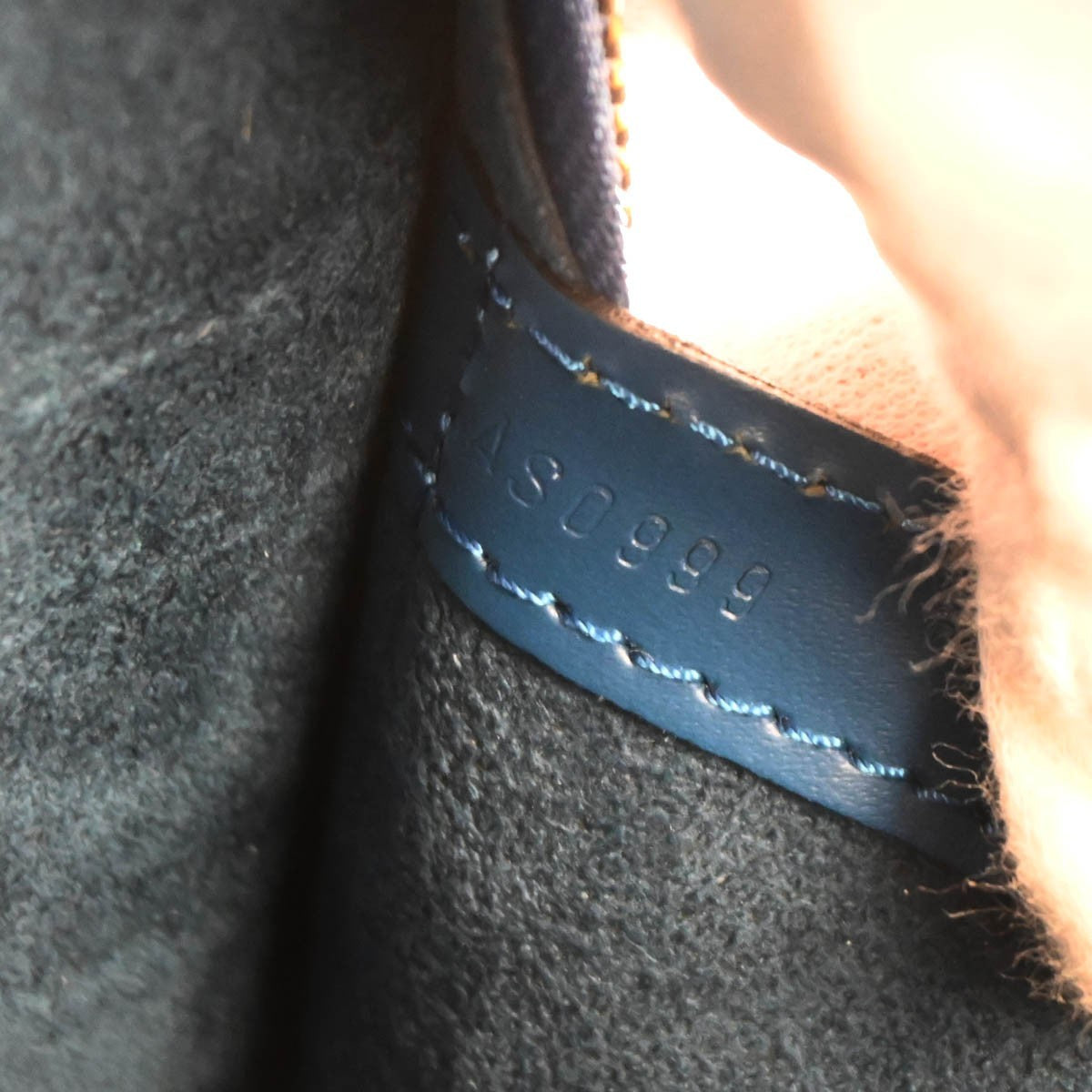 Louis Vuitton Blue Epi Lussac Shoulder Bag