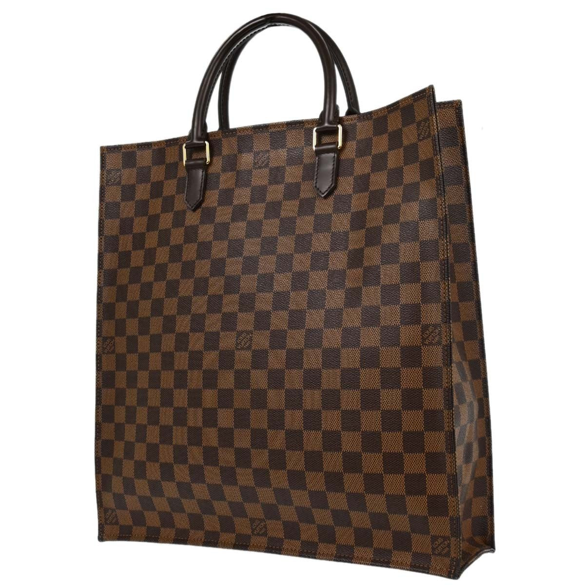 Louis Vuitton Damier Sac Plat Tote Handbag