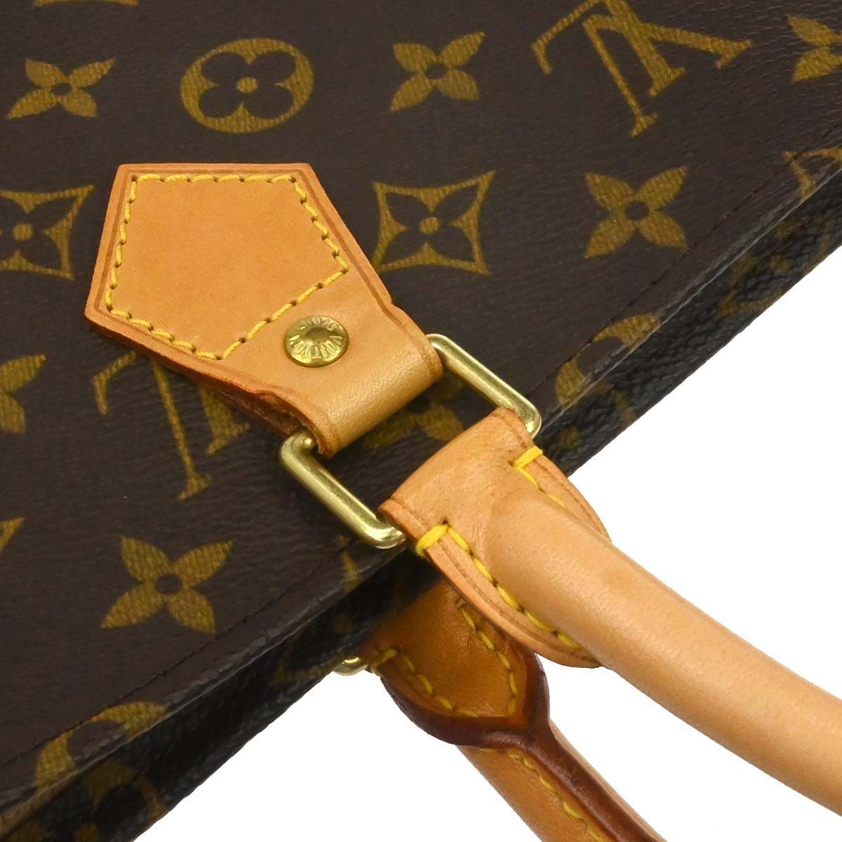 Louis Vuitton Monogram Sac Plat Tote Handbag