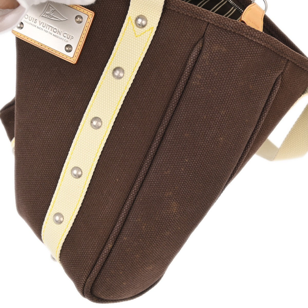 Louis Vuitton Brown Antigua Cabas MM Tote Bag