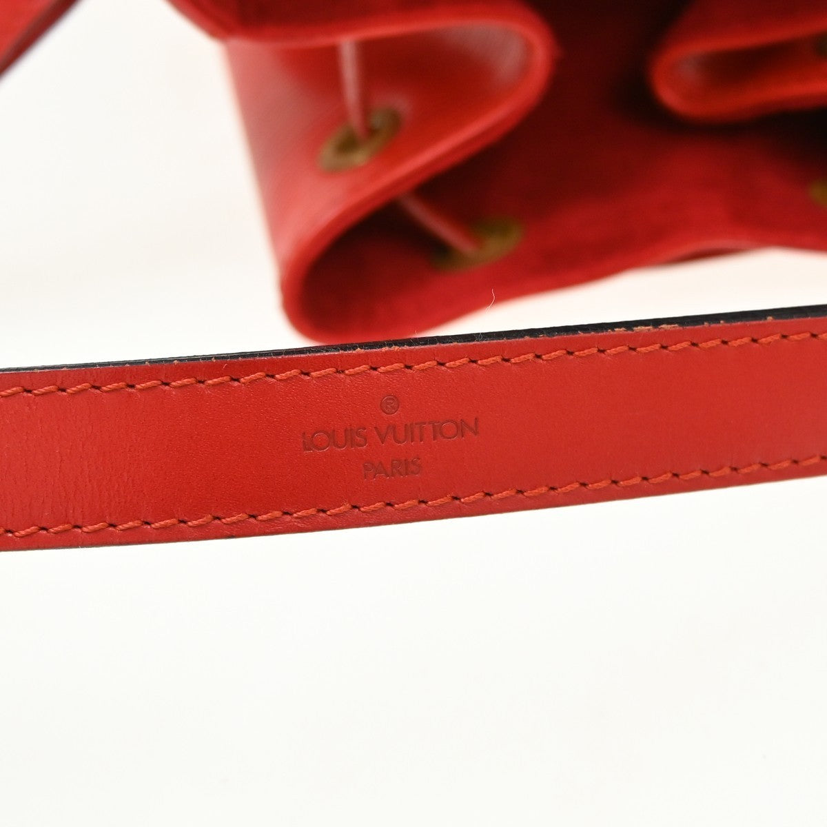 Louis Vuitton Red Epi Petite Noe Shoulder Bag