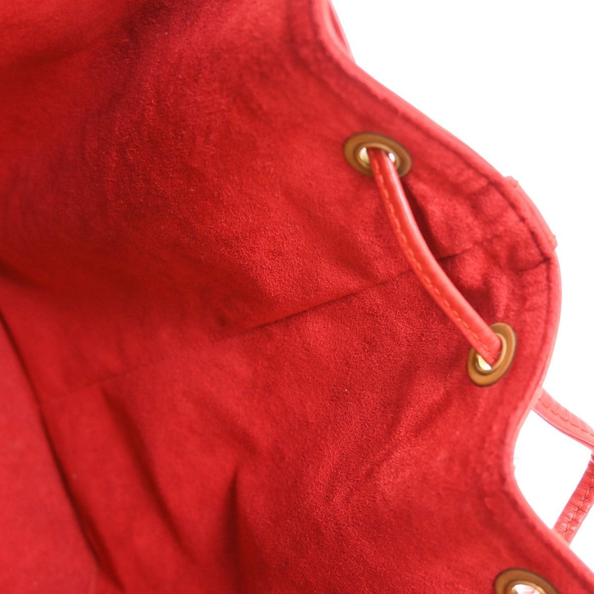 Louis Vuitton Red Epi Petite Noe Shoulder Bag