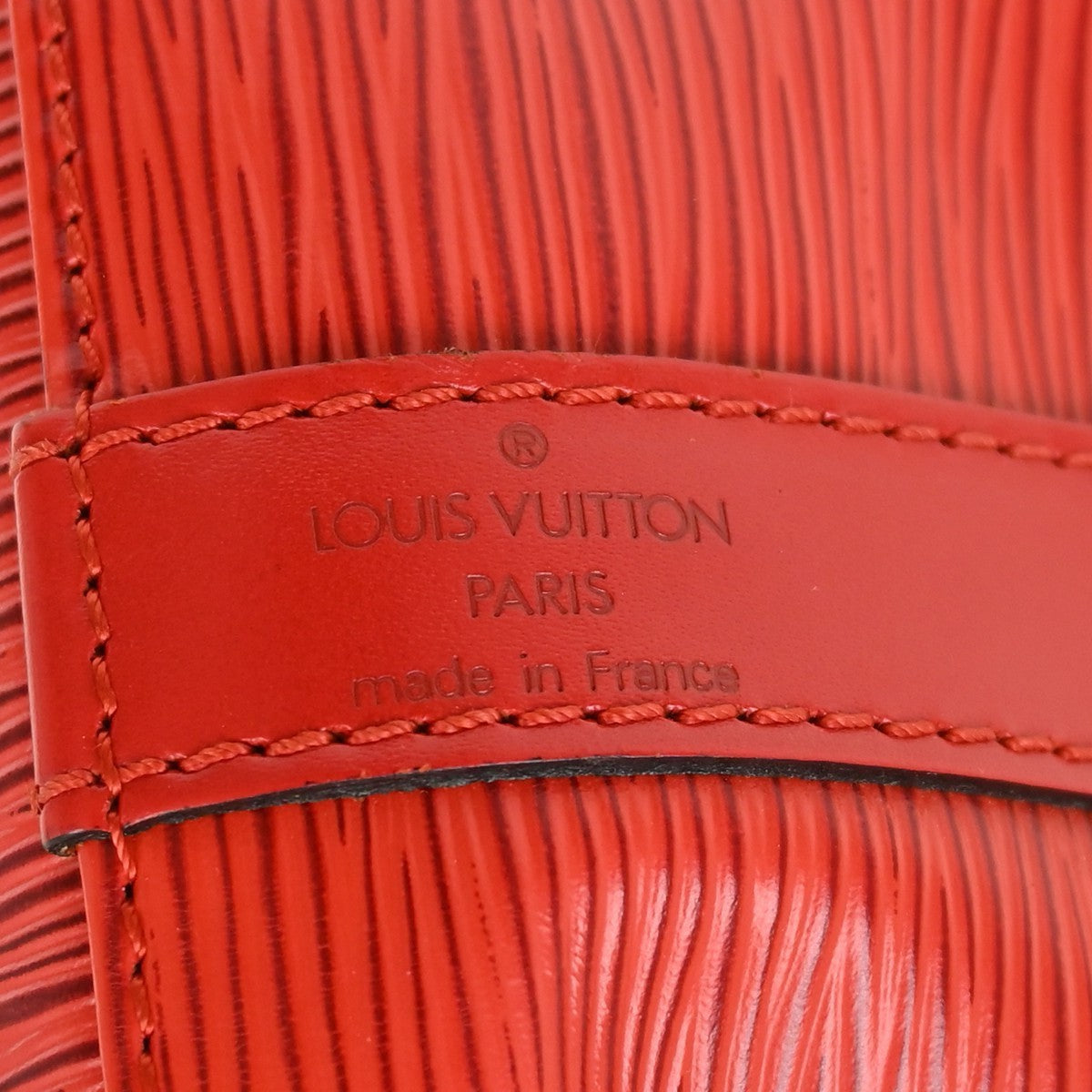 Louis Vuitton Red Epi Petite Noe Shoulder Bag