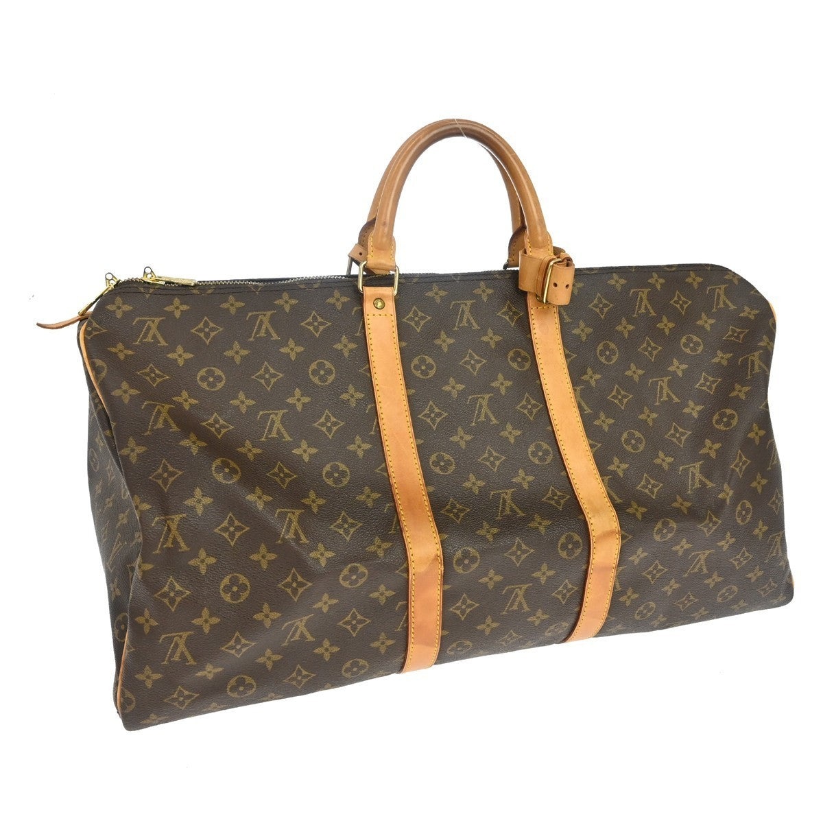 Louis Vuitton Keepall 55 Travel Handbag Monogram