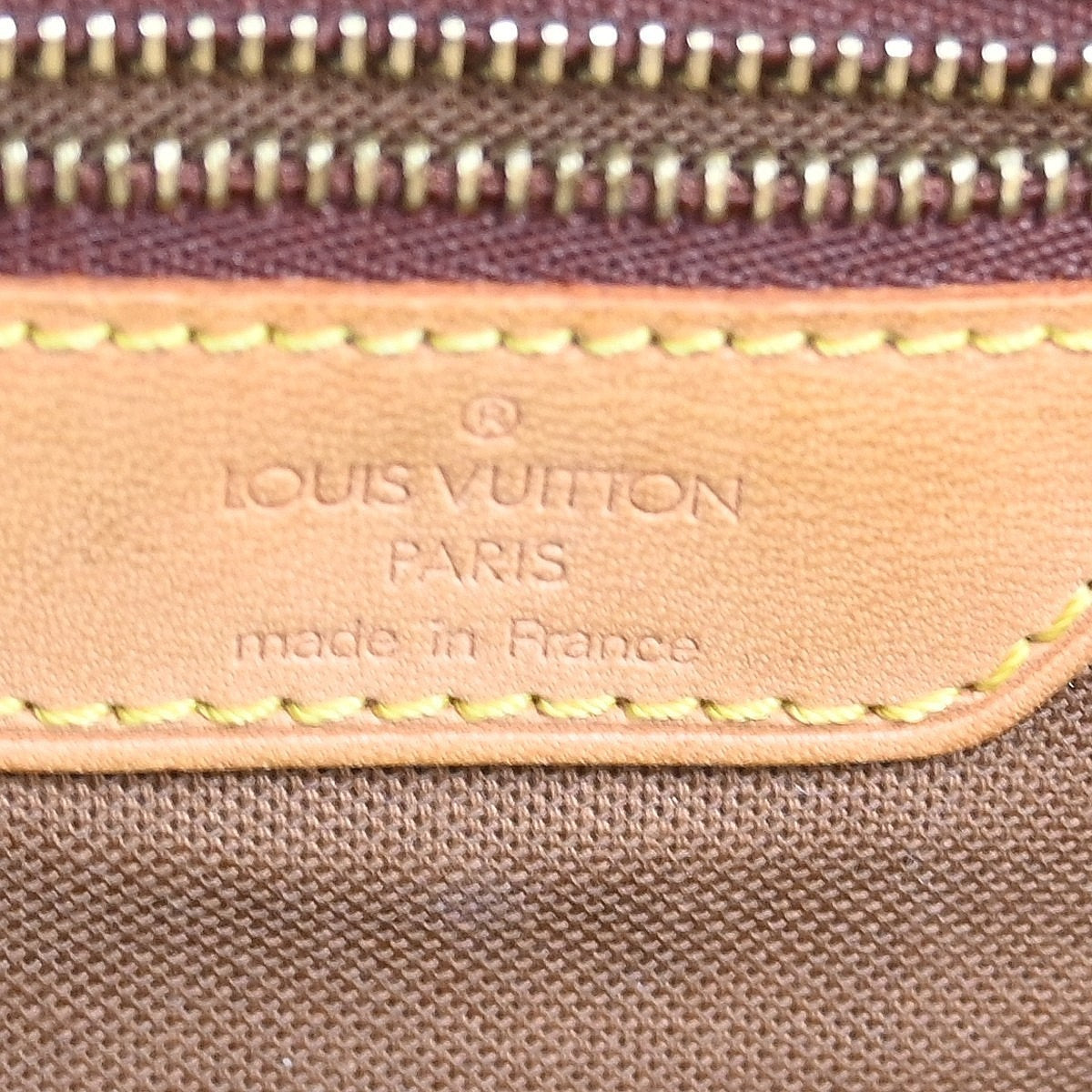 Louis Vuitton Cabas Mezzo Hand Tote Bag Monogram