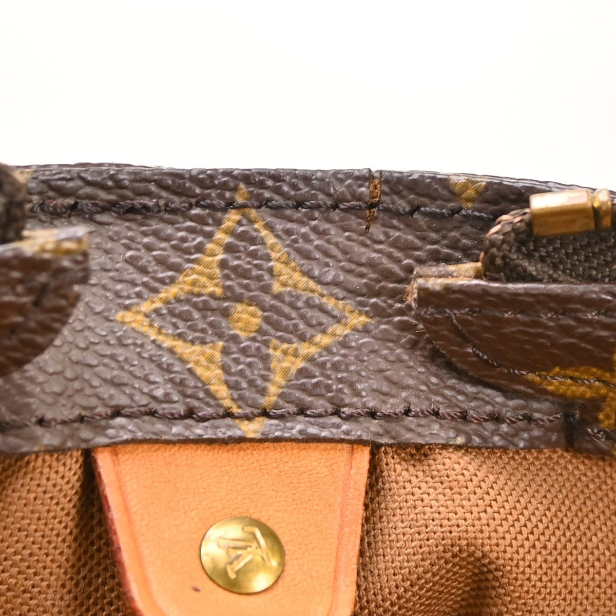Louis Vuitton Cabas Mezzo Hand Tote Bag Monogram