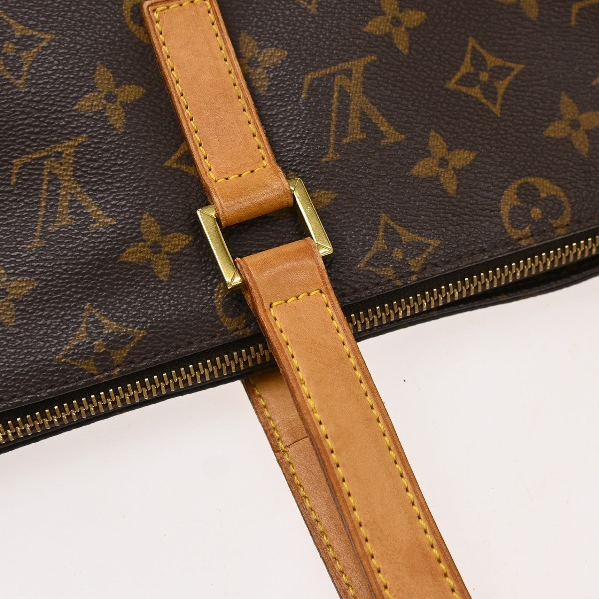 Louis Vuitton Cabas Mezzo Hand Tote Bag Monogram