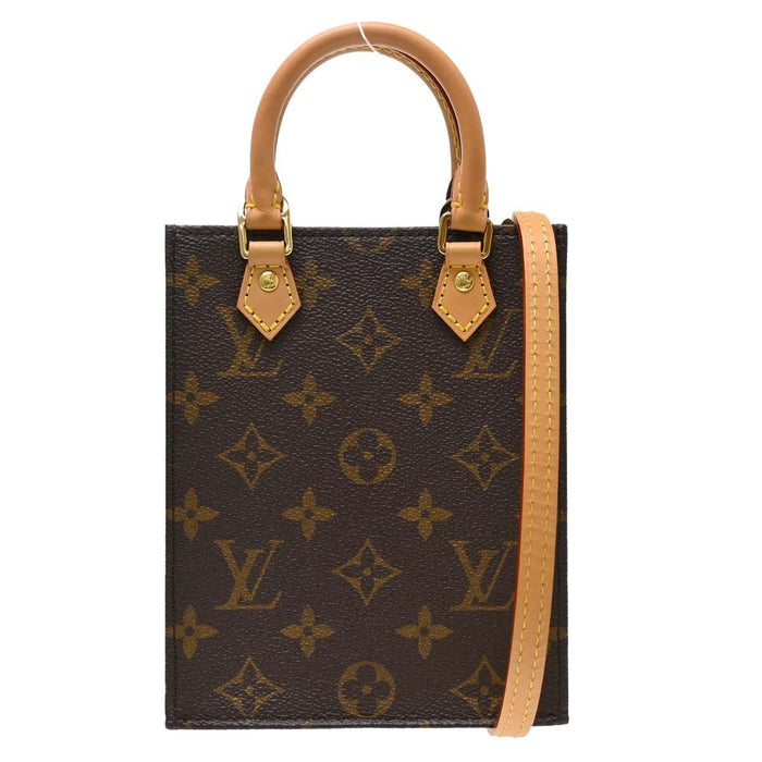 Louis Vuitton Monogram Petit Sac Plat Tote Handbag