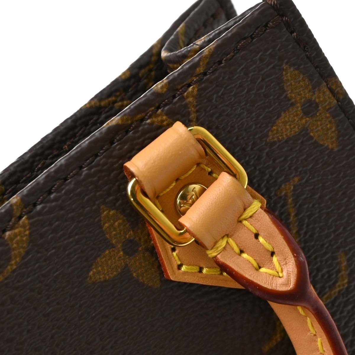 Louis Vuitton Monogram Petit Sac Plat Tote Handbag