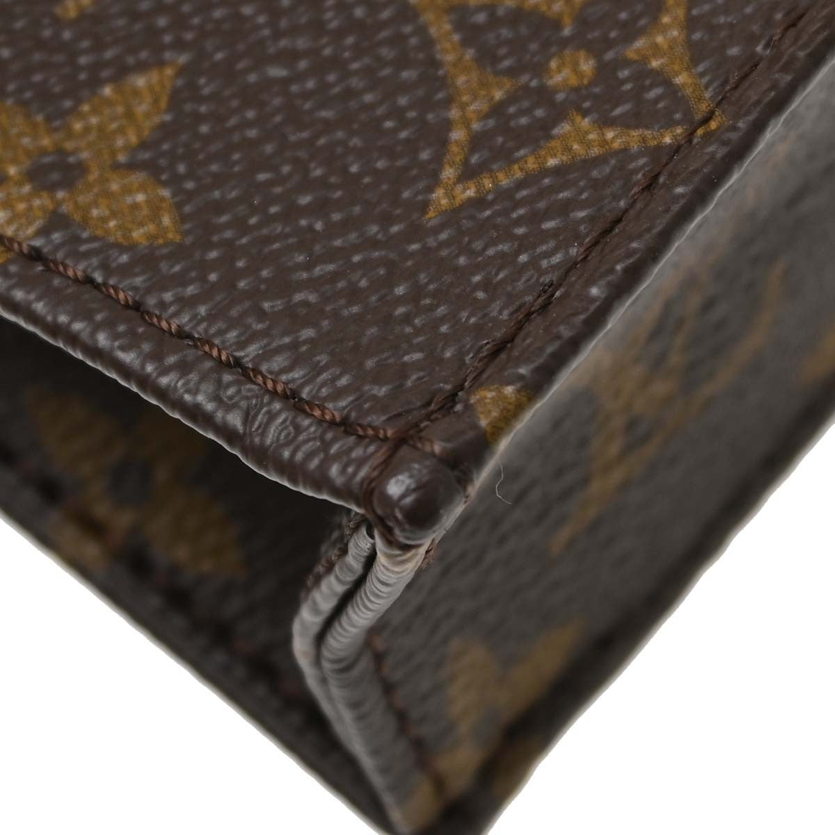 Louis Vuitton Monogram Petit Sac Plat Tote Handbag