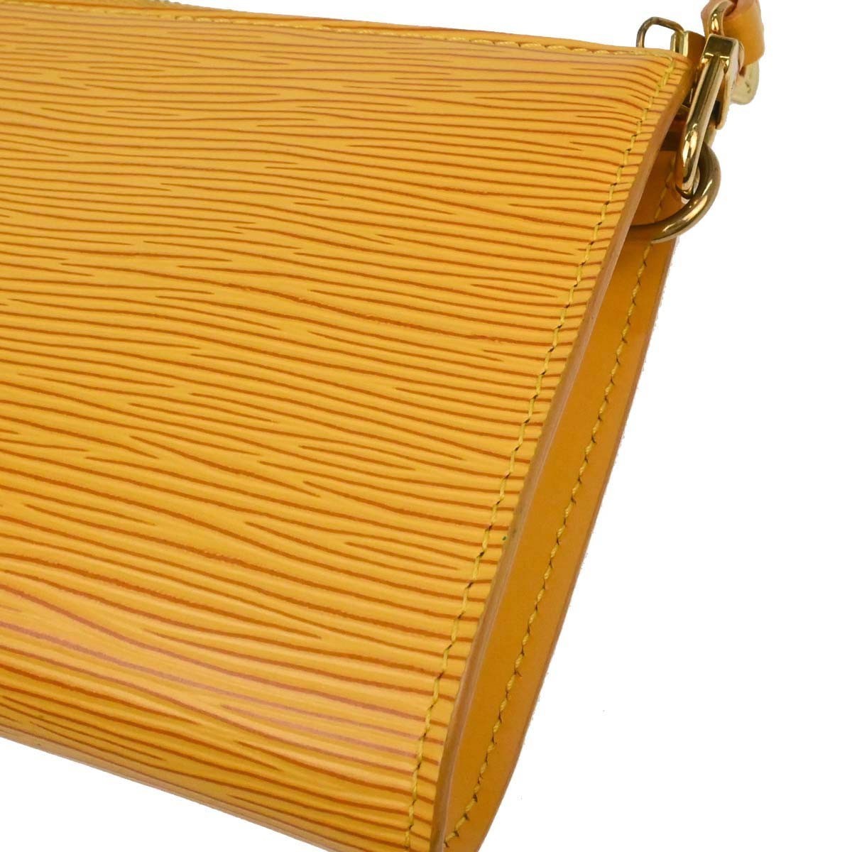 Louis Vuitton Yellow Epi Pochette Accessoires 21 Handbag