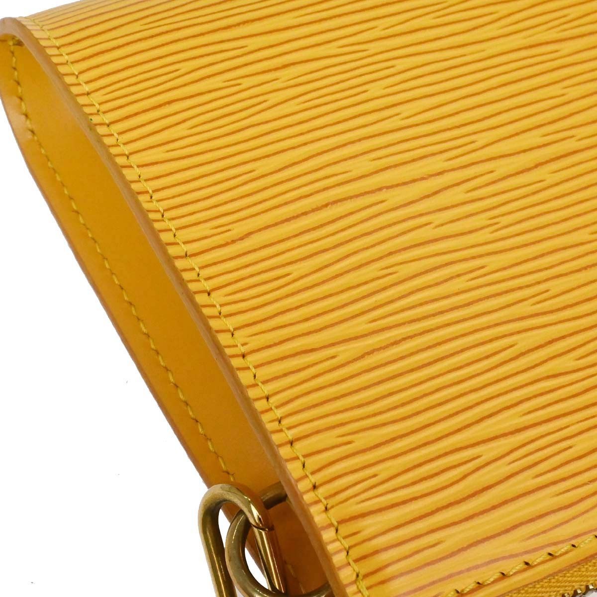 Louis Vuitton Yellow Epi Pochette Accessoires 21 Handbag