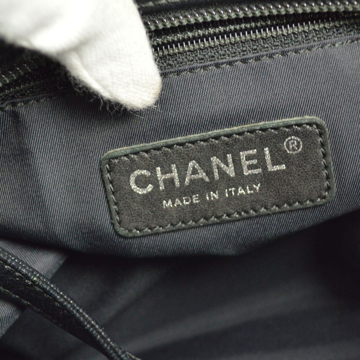 Chanel Gold Canvas Paris-Biarritz Tote PM Handbag