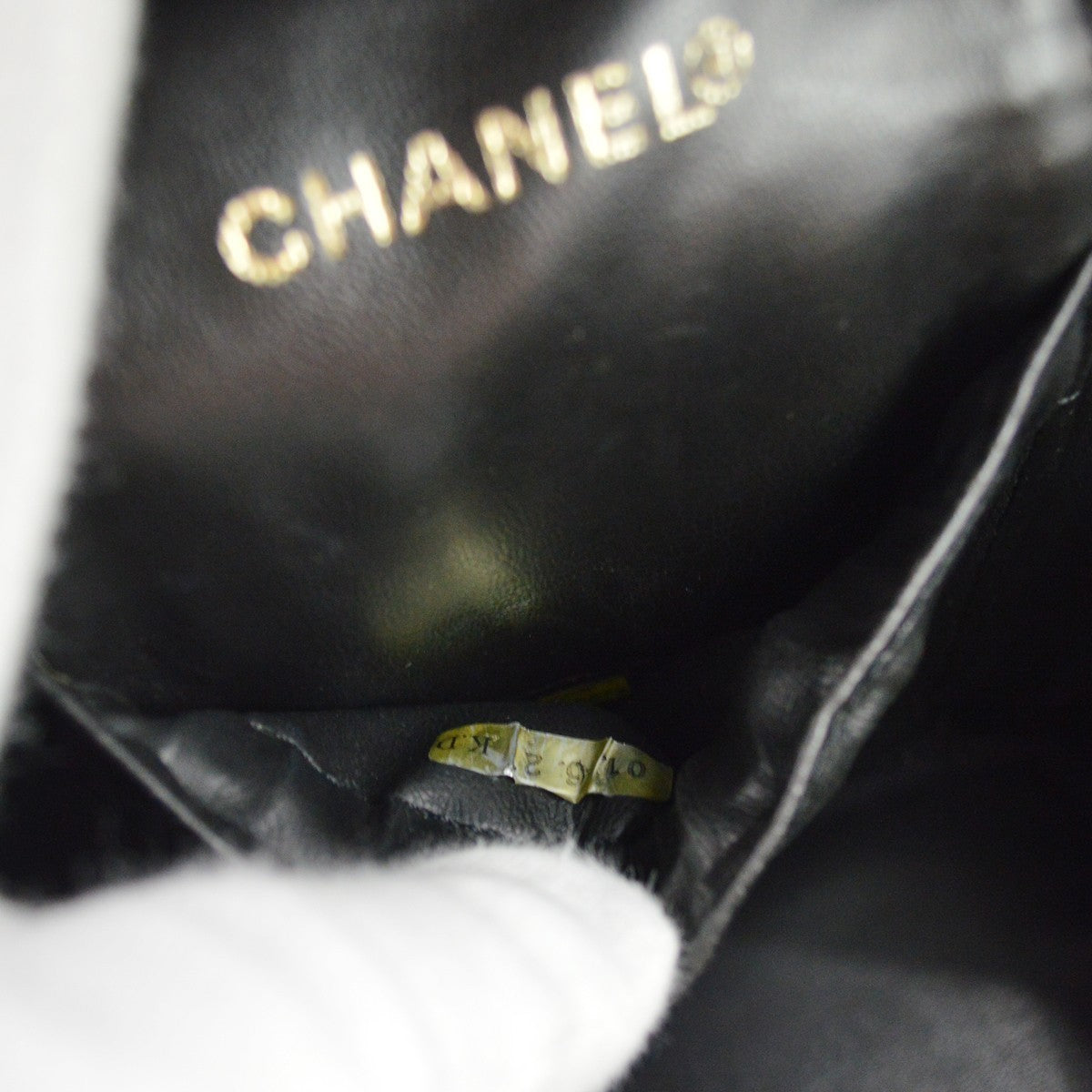 Chanel Black Calfskin Timeless Vanity Handbag