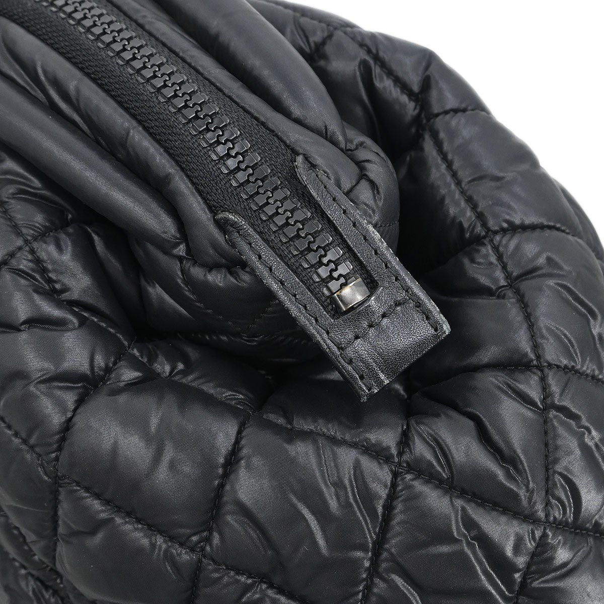 Chanel Black Nylon Coco Cocoon Bowling Bag Handbag