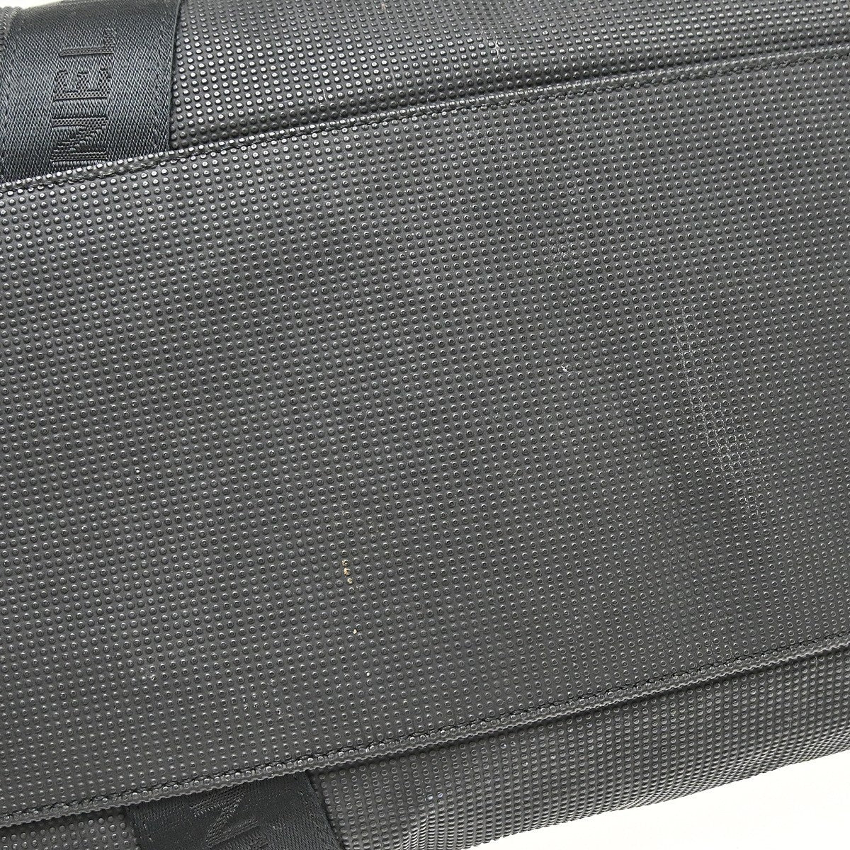 Chanel Black Jacquard Nylon Travel Line Handbag