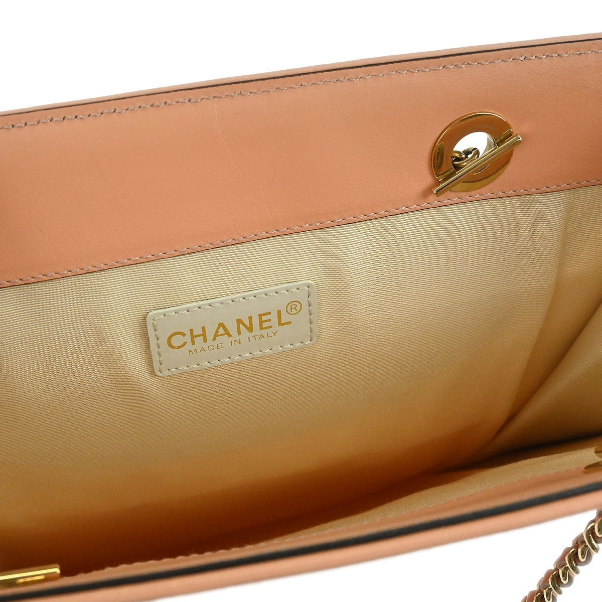 Chanel Pink Canvas Coco Tote Handbag