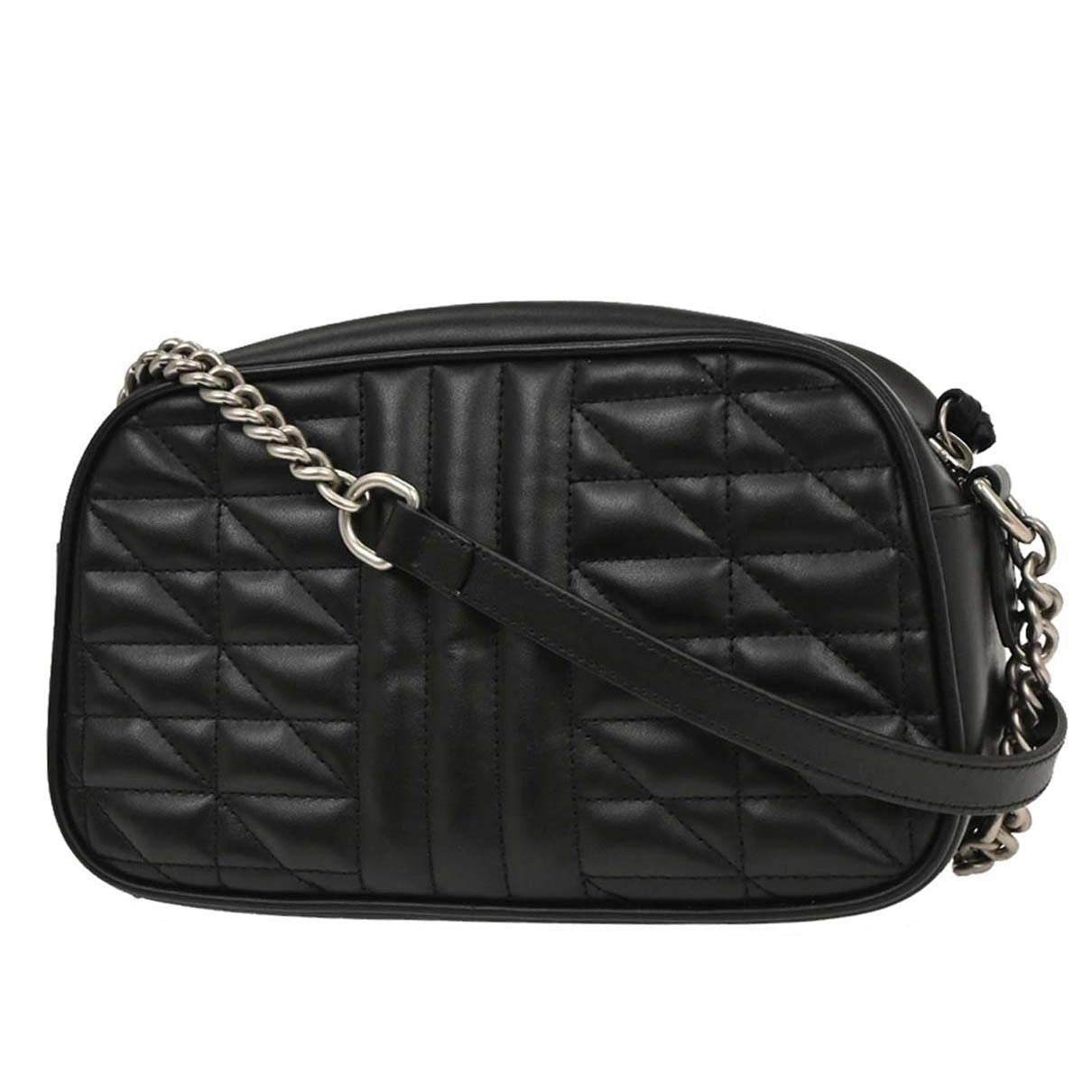Gucci Black GG Marmont Small Camera Bag