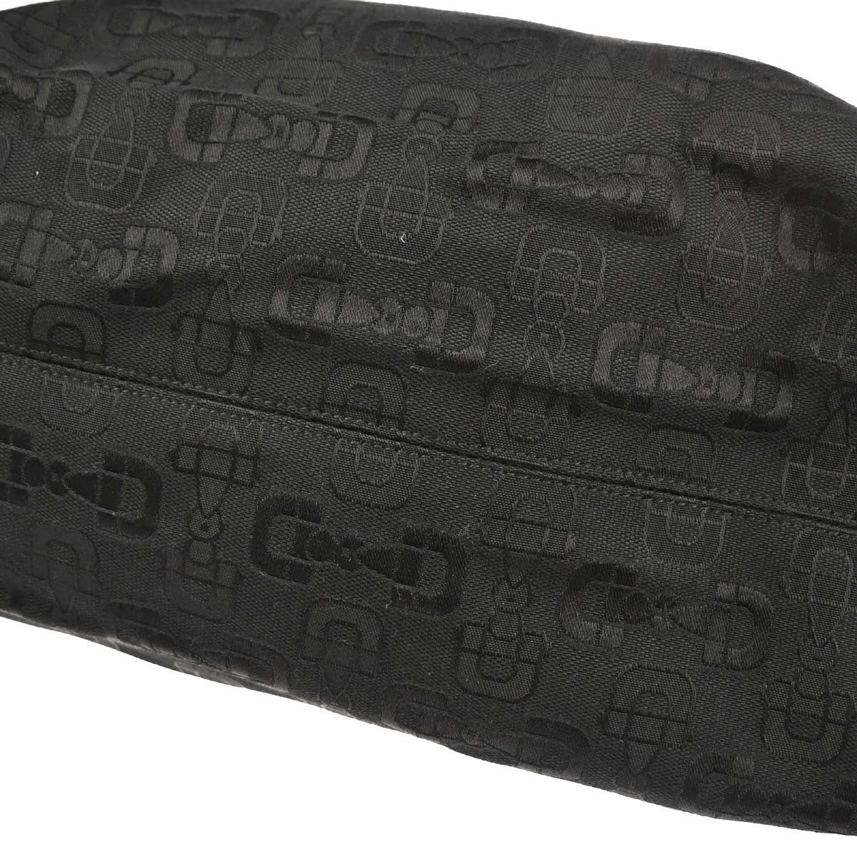 Gucci Black Canvas Tote 2way Handbag