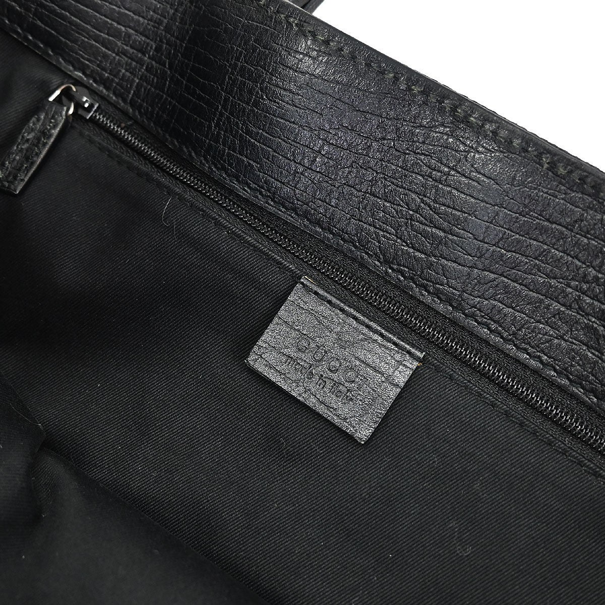 Gucci Black Canvas GG Tote Handbag
