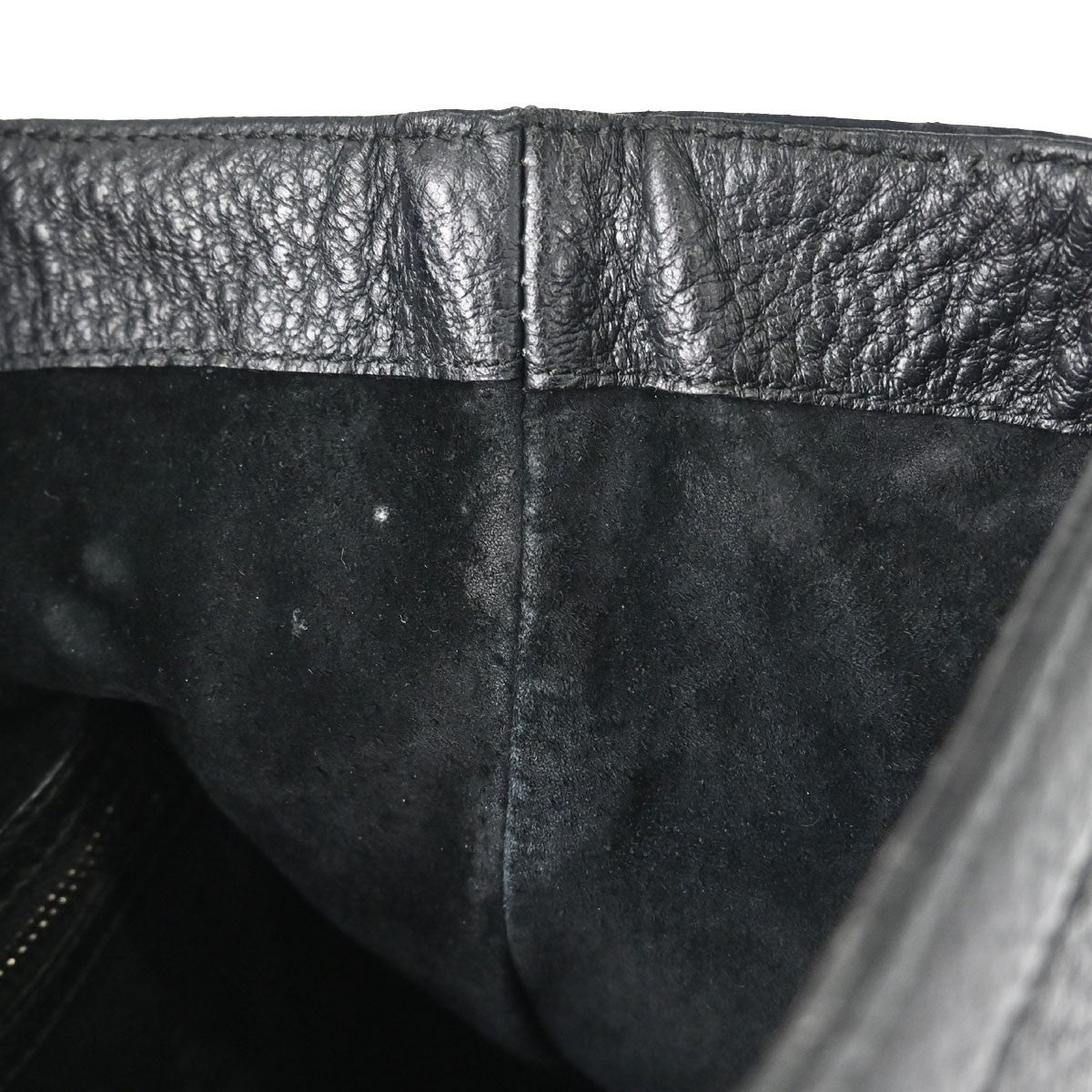 Gucci Black Leather Sherry Line Treasure Duffle Handbag