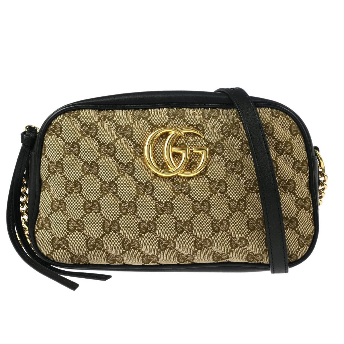 Gucci Beige GG Marmont Shoulder Camera Bag