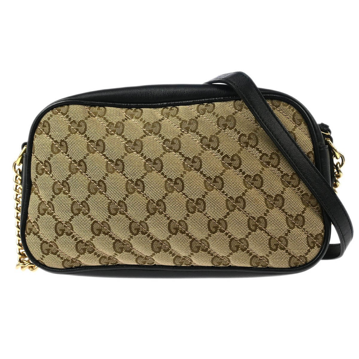 Gucci Beige GG Marmont Shoulder Camera Bag