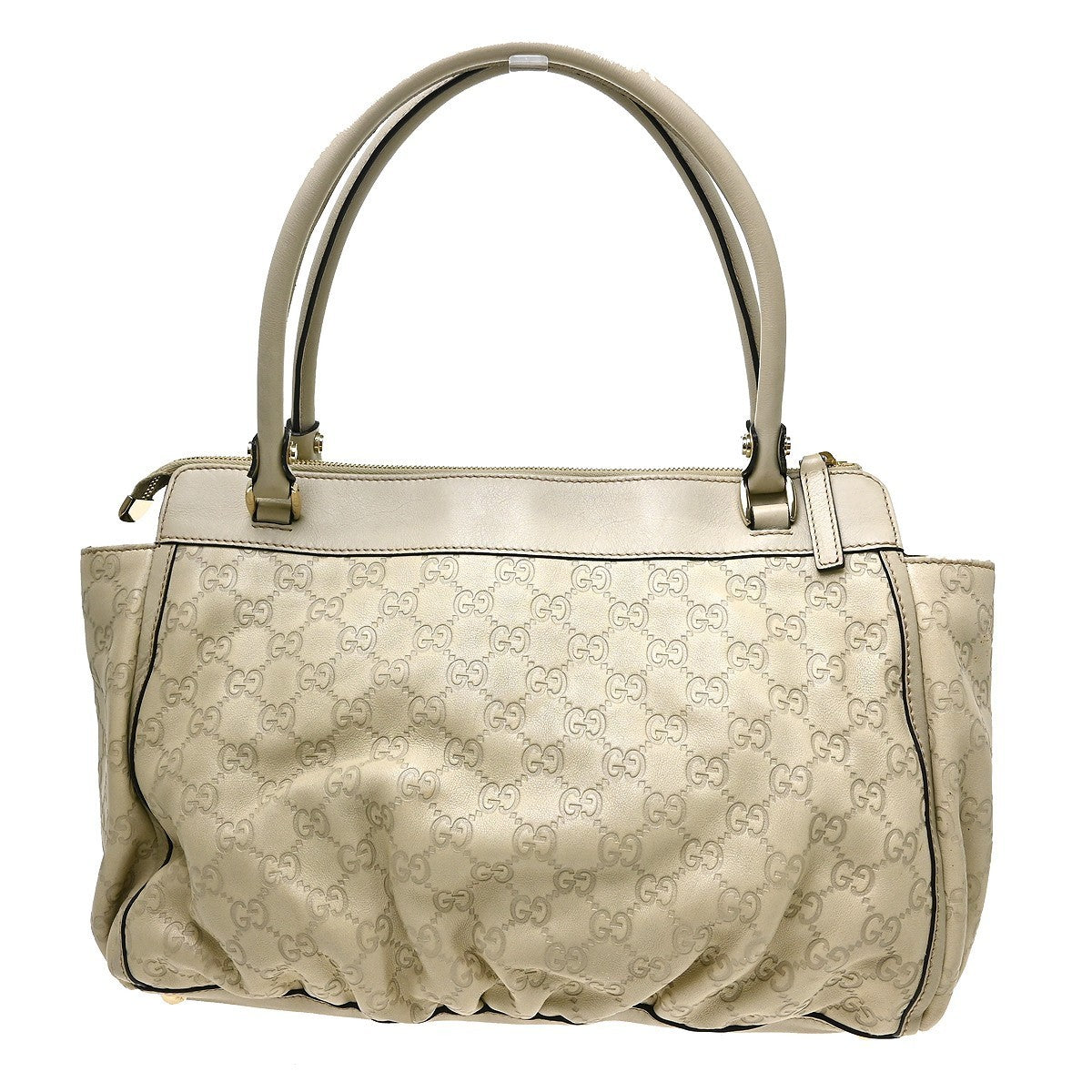 Gucci Off-white Guccissima Leather Tote Handbag