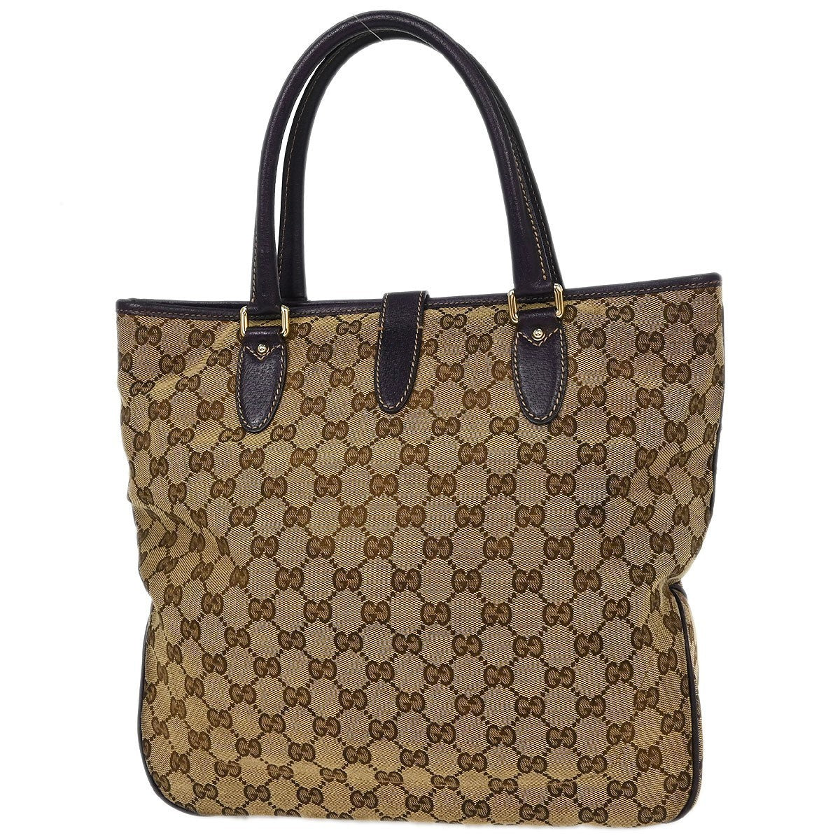 Gucci Brown Beige Jackie Tote Bag