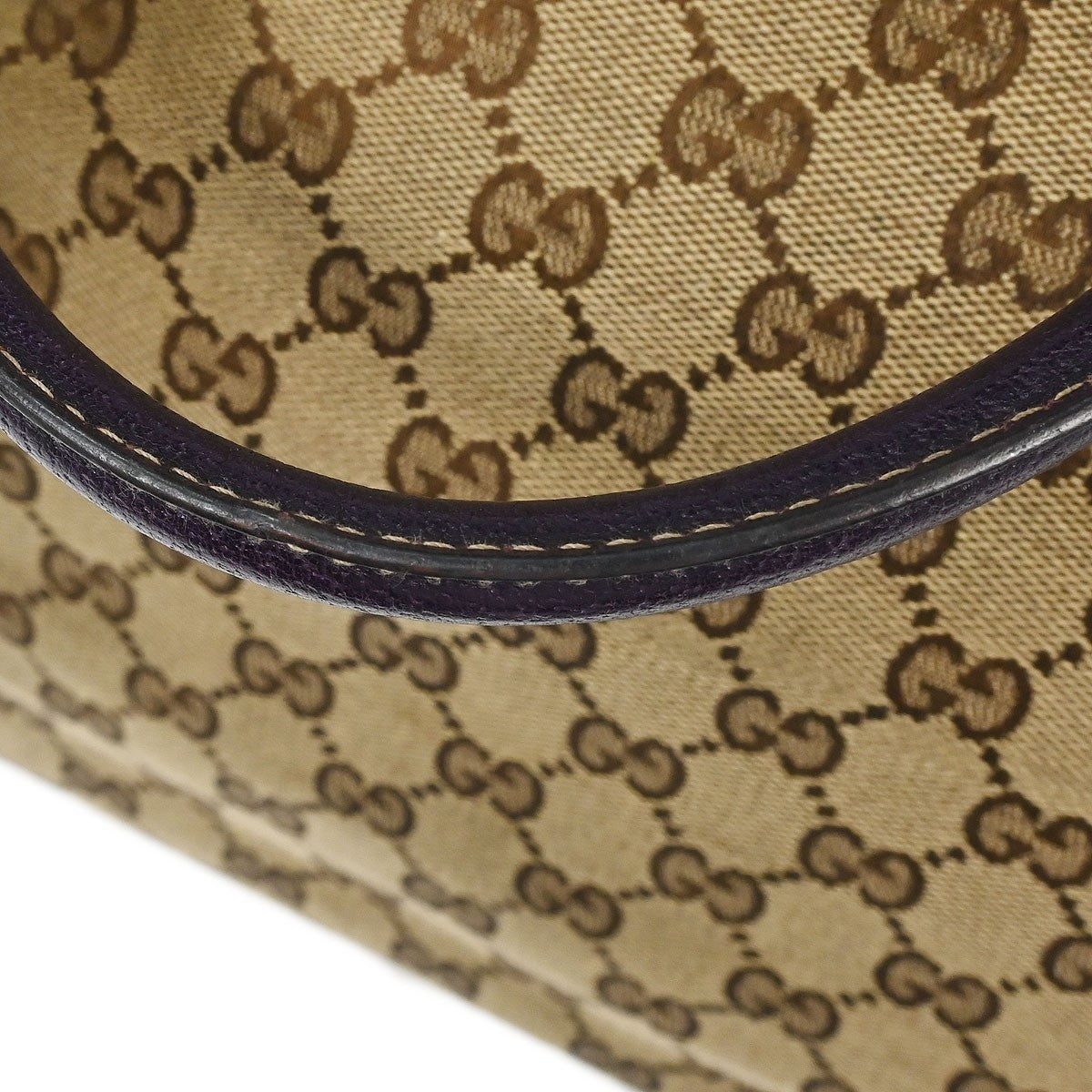 Gucci Brown Beige Jackie Tote Bag