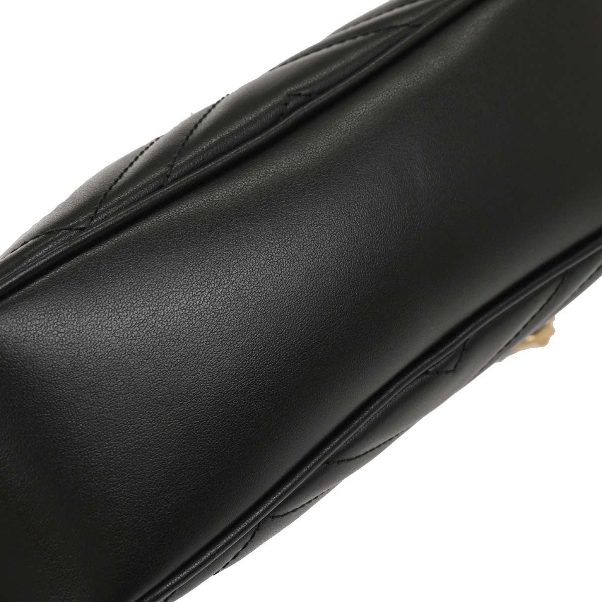 Gucci Black GG Marmont Small Camera Bag