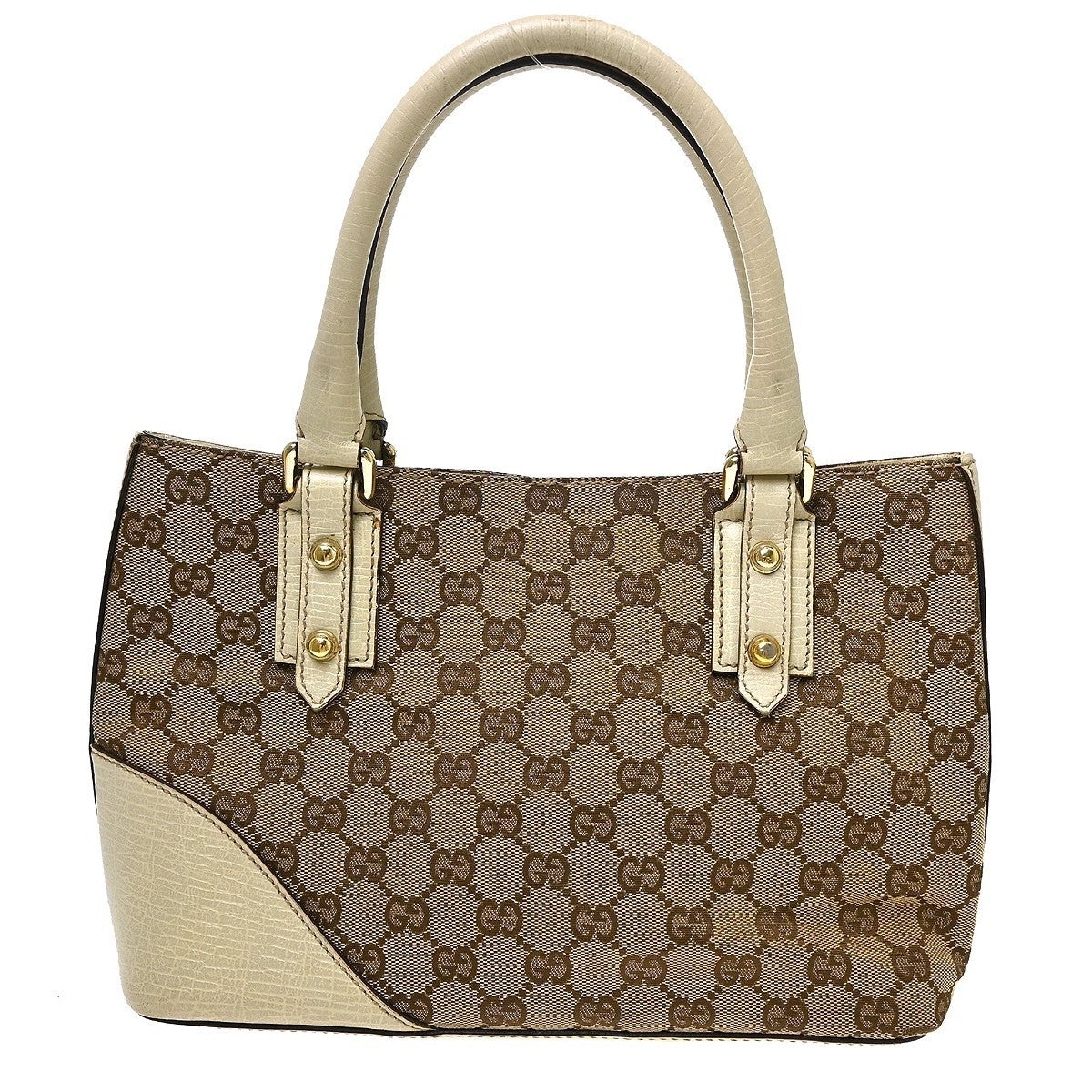 Gucci Beige Horsebit GG Shoulder Bag