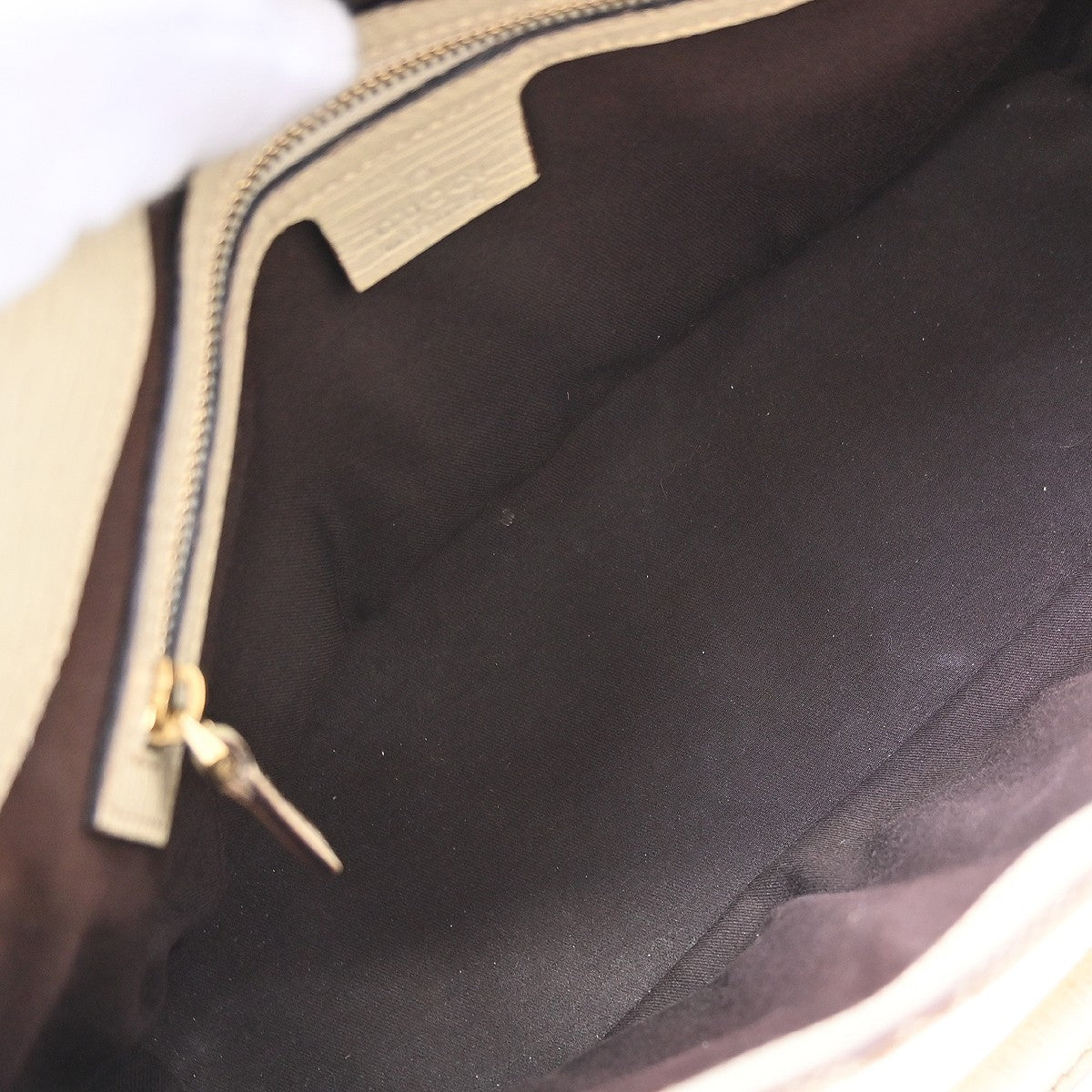 Gucci Beige Horsebit GG Shoulder Bag