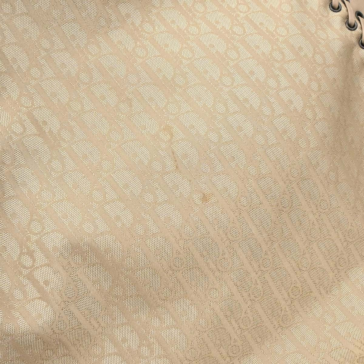 Christian Dior Beige Trotter Ethnic Hobo Handbag
