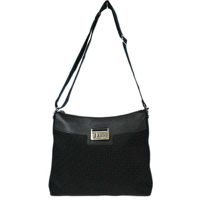 Christian Dior Black Trotter Street Chic Shoulder Bag