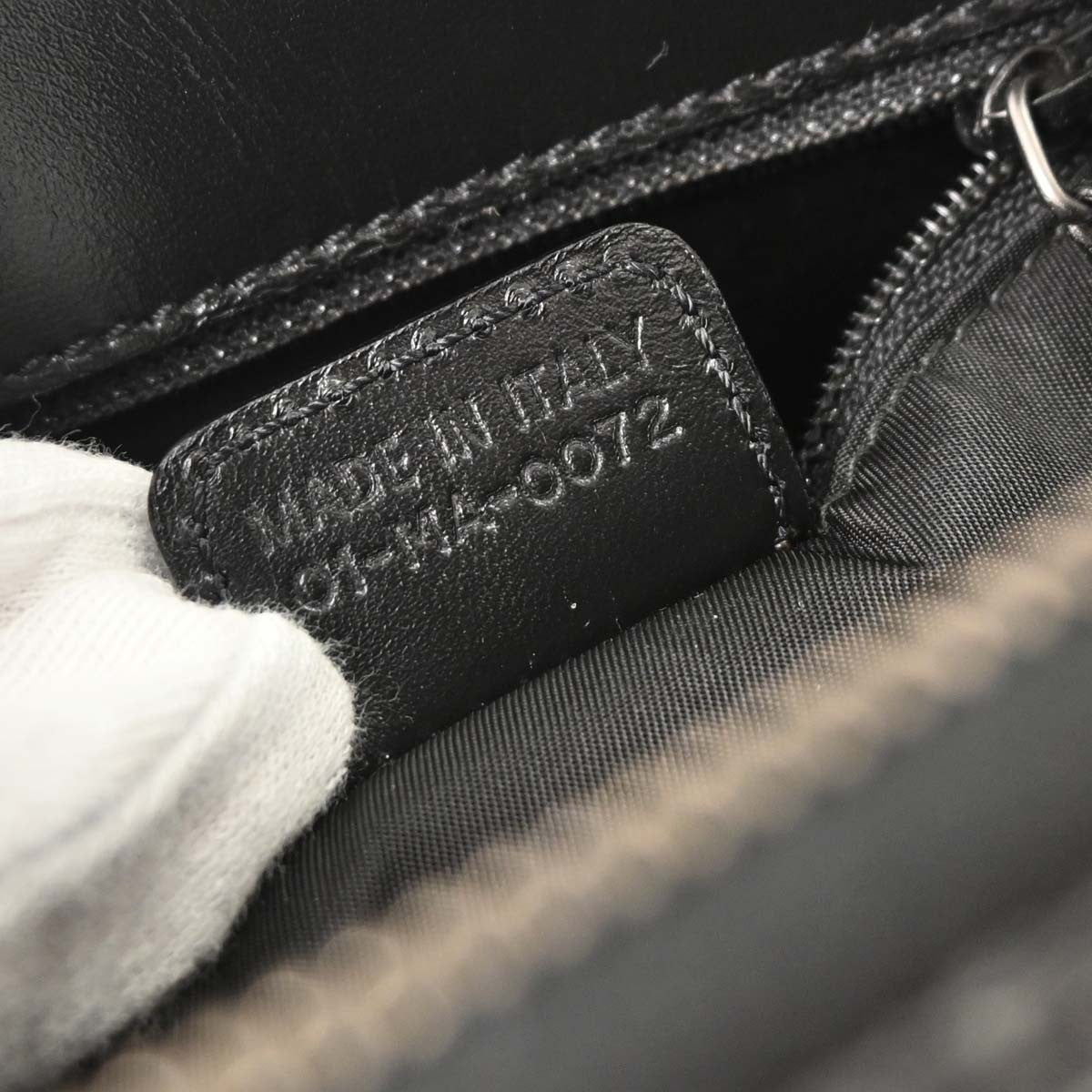 Christian Dior Black Trotter Street Chic Tote Bag