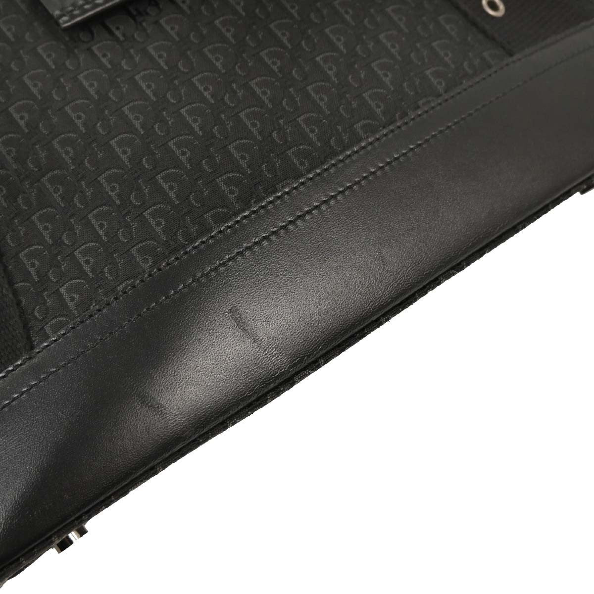 Christian Dior Black Trotter Street Chic Tote Bag
