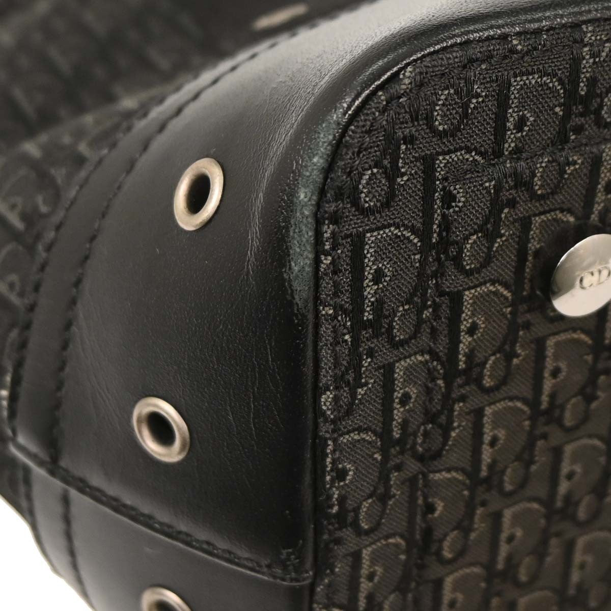 Christian Dior Black Trotter Street Chic Tote Bag