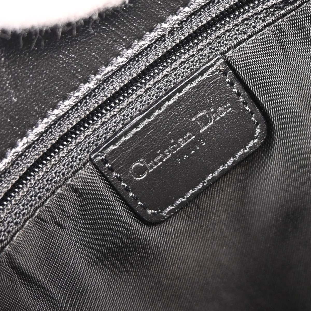 Christian Dior Black Trotter Street Chic Tote Bag